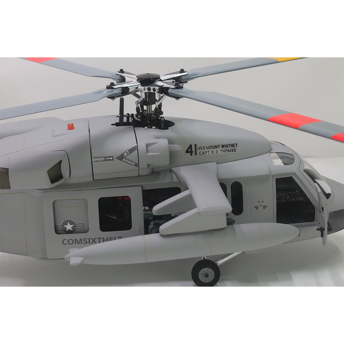 FLISHRC FL500 SH-60 Seahawk 500-Class 2.4G 6CH Large Scale GPS RC Helicopter Model with L7 Flight Controller Cockpit - stirlingkit