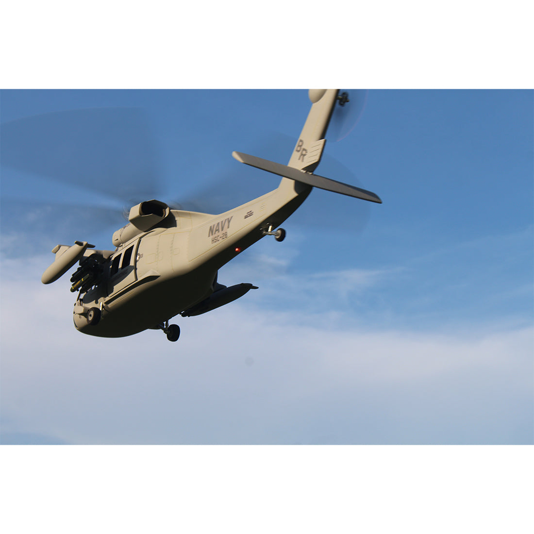 FLISHRC FL500 SH-60 Seahawk 500-Class 2.4G 6CH Large Scale GPS RC Helicopter Model with L7 Flight Controller Cockpit - stirlingkit