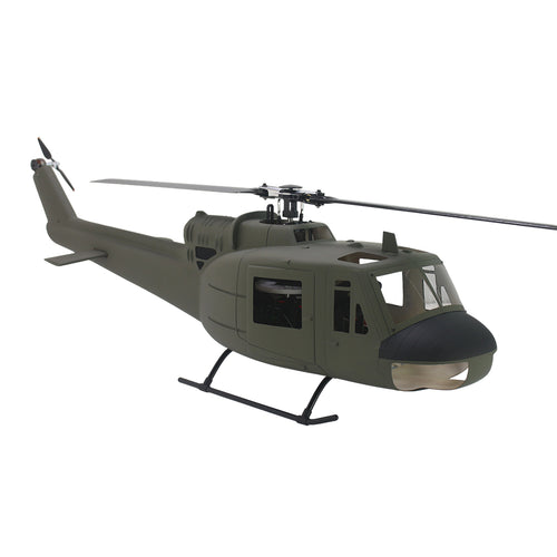 FLISHRC FL500 UH-1 Huey 500-Class Huge Scale GPS RC Helicopter Model 2.4G 6CH Gunship Model RTF - stirlingkit