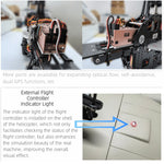 FLISHRC FL500 UH-1 Huey 500-Class Huge Scale GPS RC Helicopter Model 2.4G 6CH Gunship Model RTF - stirlingkit