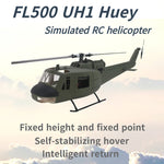 FLISHRC FL500 UH-1 Huey 500-Class Huge Scale GPS RC Helicopter Model 2.4G 6CH Gunship Model RTF - stirlingkit