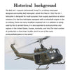 FLISHRC FL500 UH-1 Huey 500-Class Huge Scale GPS RC Helicopter Model 2.4G 6CH Gunship Model RTF - stirlingkit