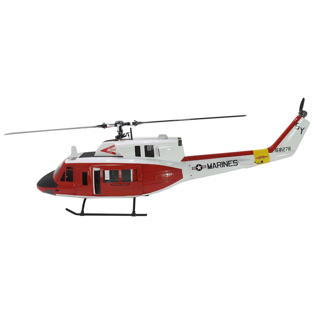 FLISHRC FL500 UH-1N Huey Marines 500 Sized Scale RC Helicopter Model 4-Mode Positioning GPS RTF - stirlingkit