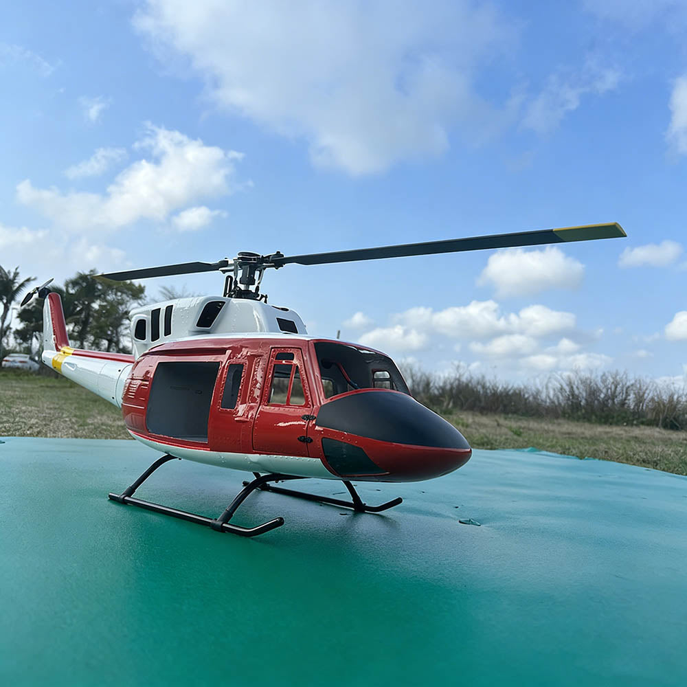FLISHRC FL500 UH-1N Huey Marines 500 Sized Scale RC Helicopter Model 4-Mode Positioning GPS RTF - stirlingkit