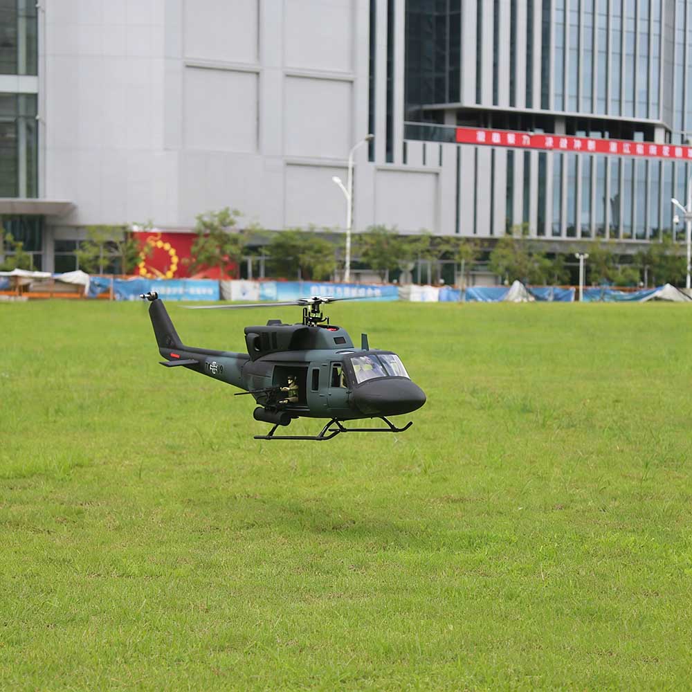 FLISHRC FL500 UH-1N Huey Marines 500 Sized Scale RC Helicopter Model 4-Mode Positioning GPS RTF - stirlingkit