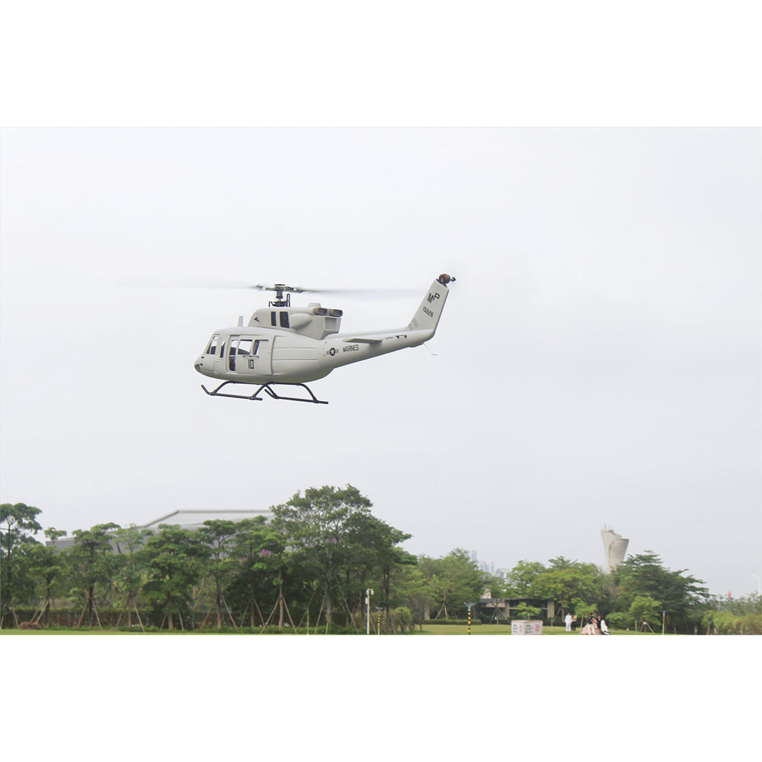 FLISHRC FL500 UH-1N Huey Marines 500 Sized Scale RC Helicopter Model 4-Mode Positioning GPS RTF - stirlingkit