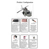 FLISHRC FL500 UH-1N Huey Marines 500 Sized Scale RC Helicopter Model 4-Mode Positioning GPS RTF - stirlingkit