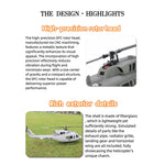 FLISHRC FL500 UH-1N Huey Marines 500 Sized Scale RC Helicopter Model 4-Mode Positioning GPS RTF - stirlingkit