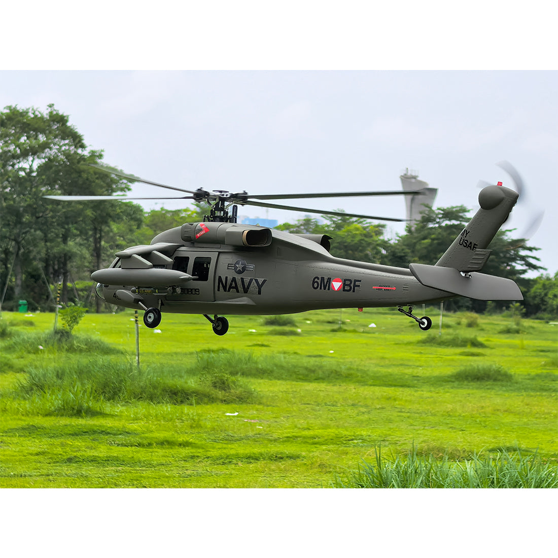 FLISHRC FL500 UH-60 Black Hawk 500-Class Large Scale GPS RC Helicopter Model 2.4G 6CH RTF - stirlingkit