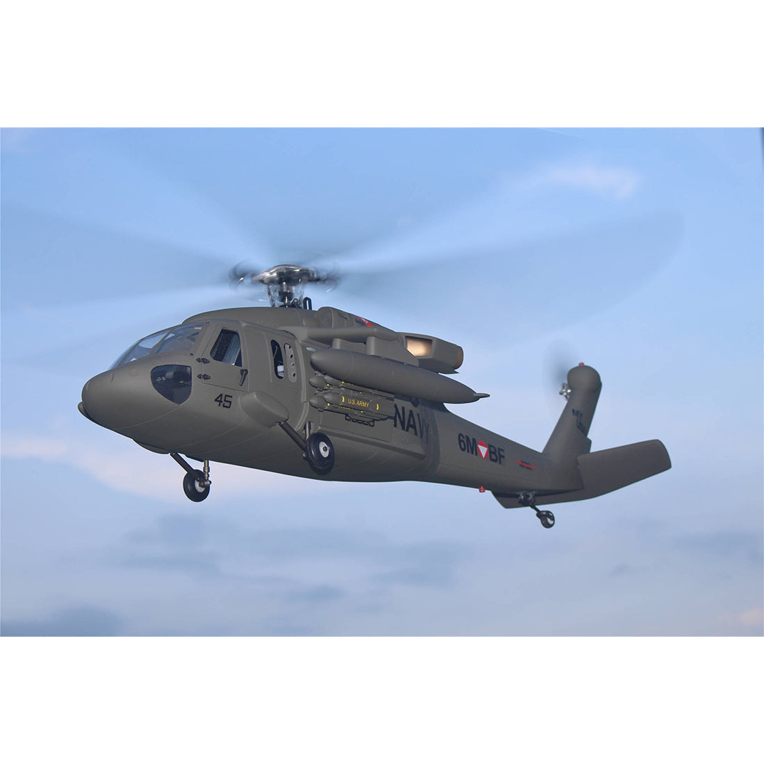 FLISHRC FL500 UH-60 Black Hawk 500-Class Large Scale GPS RC Helicopter Model 2.4G 6CH RTF - stirlingkit