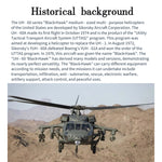FLISHRC FL500 UH-60 Black Hawk 500-Class Large Scale GPS RC Helicopter Model 2.4G 6CH RTF - stirlingkit