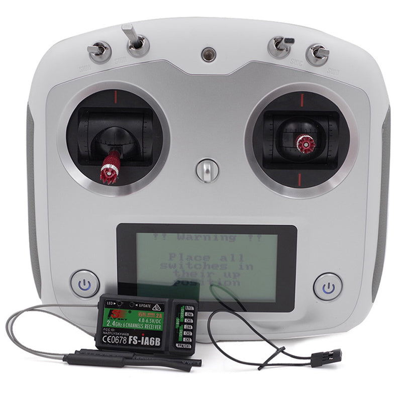 FlySky FS-I6S 10 Channels Remote Control with FS-iA6B Receiver - stirlingkit