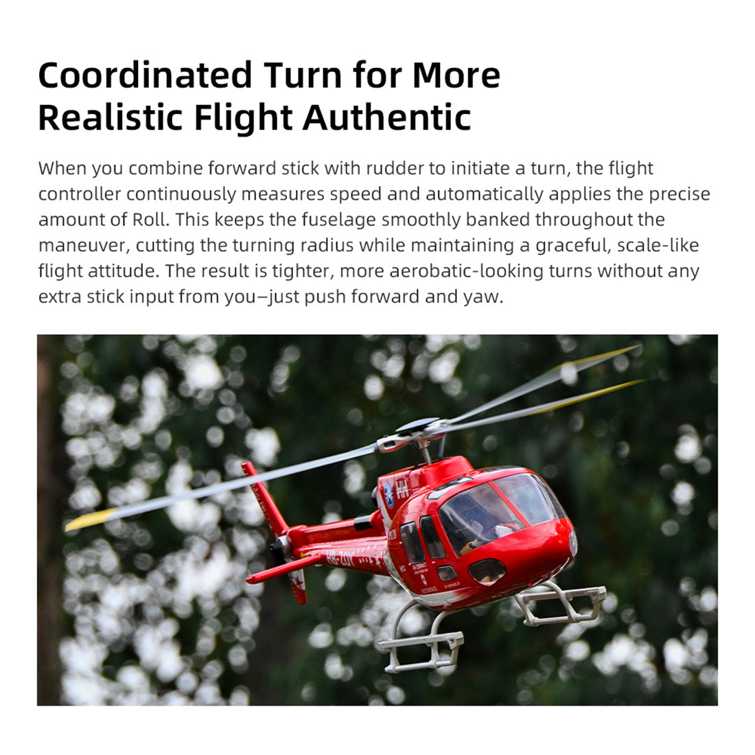 FLYWING AS-350 Écureuil 470-Class GPS Large Scale RC Helicopter Model with ACE Flight Controller RTF - stirlingkit