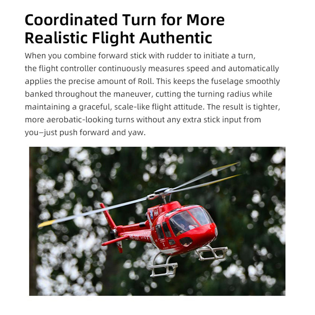 FLYWING AS-350 Écureuil 470-Class GPS Large Scale RC Helicopter Model with ACE Flight Controller RTF - stirlingkit
