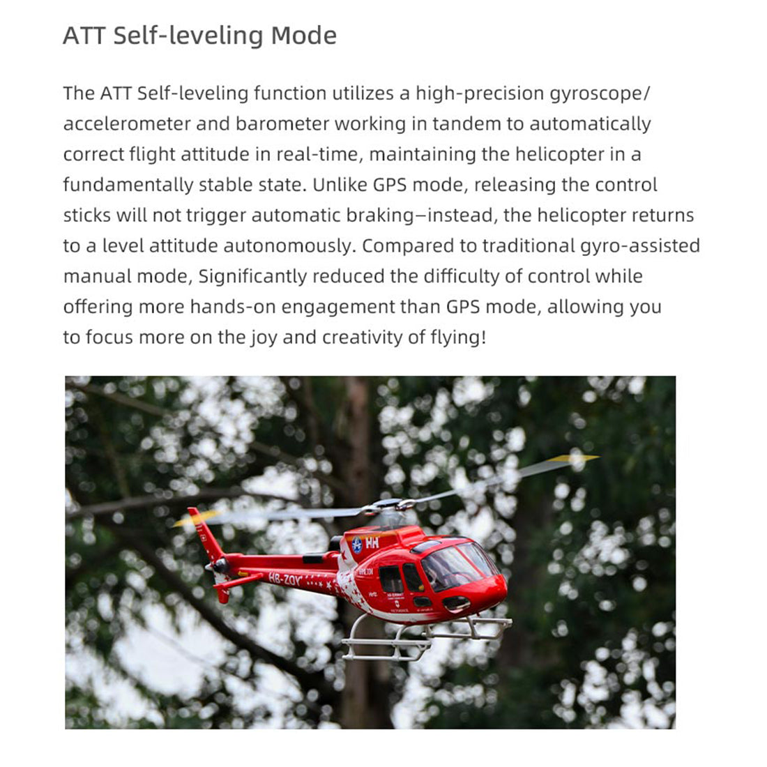 FLYWING AS-350 Écureuil 470-Class GPS Large Scale RC Helicopter Model with ACE Flight Controller RTF - stirlingkit