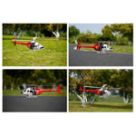 FLYWING Bell-206-V4 RC Helicopter Model 470-Class 2.4G RC 6CH Rescue Airplane