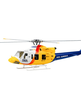 FLYWING BELL-412-V4 RC Military Rescue Helicopter 470-Class 2.4G 6CH RTF RC Airplane Model