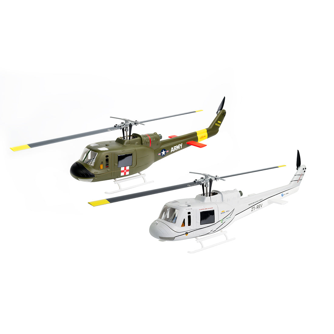 FlyWing Bell UH-1 Huey V4 GPS RTF helicopter Anyone Can Fly it - stirlingkit
