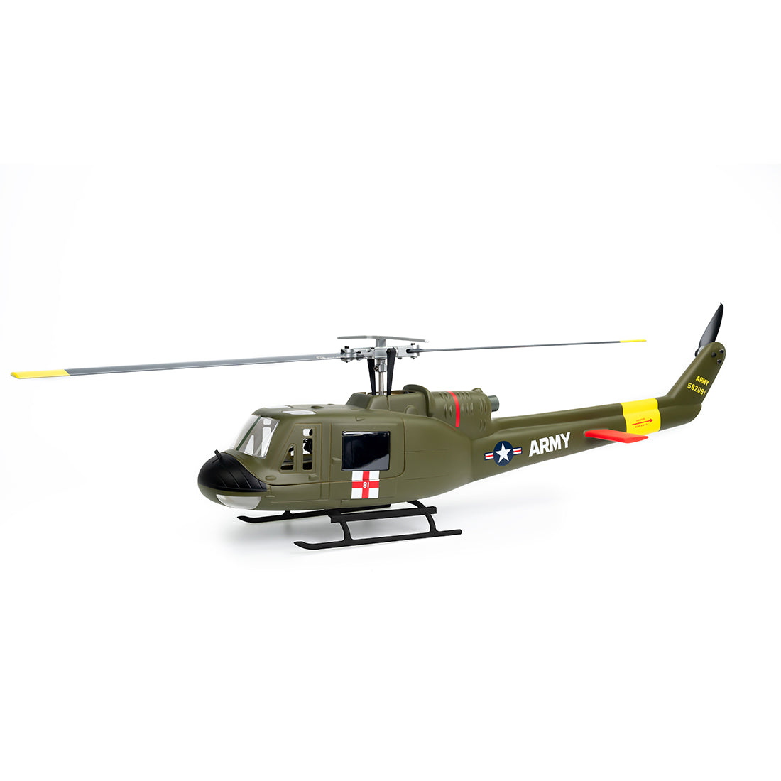 FlyWing Bell UH-1 Huey V4 GPS RTF helicopter Anyone Can Fly it - stirlingkit