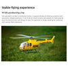 FLYWING BO105 470 Size Scale GPS Heli Drone 2.4G 6CH Big Military RC Helicopter With H1 Flight Controller - stirlingkit