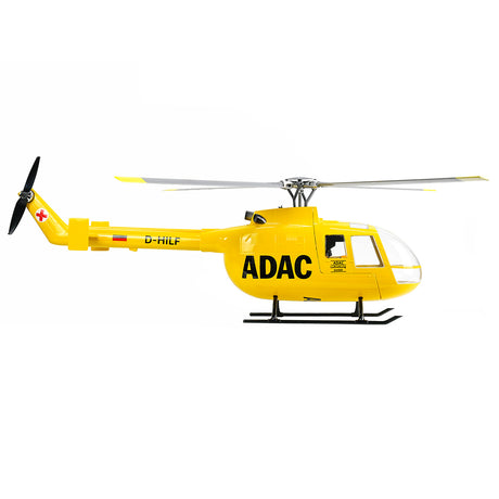 FLYWING BO105 470 Size Scale GPS Heli Drone 2.4G 6CH Big Military RC Helicopter With H1 Flight Controller - stirlingkit