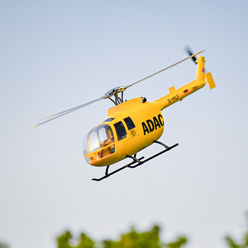FLYWING BO105 470 Size Scale GPS Heli Drone 2.4G 6CH Big Military RC Helicopter With H1 Flight Controller - stirlingkit