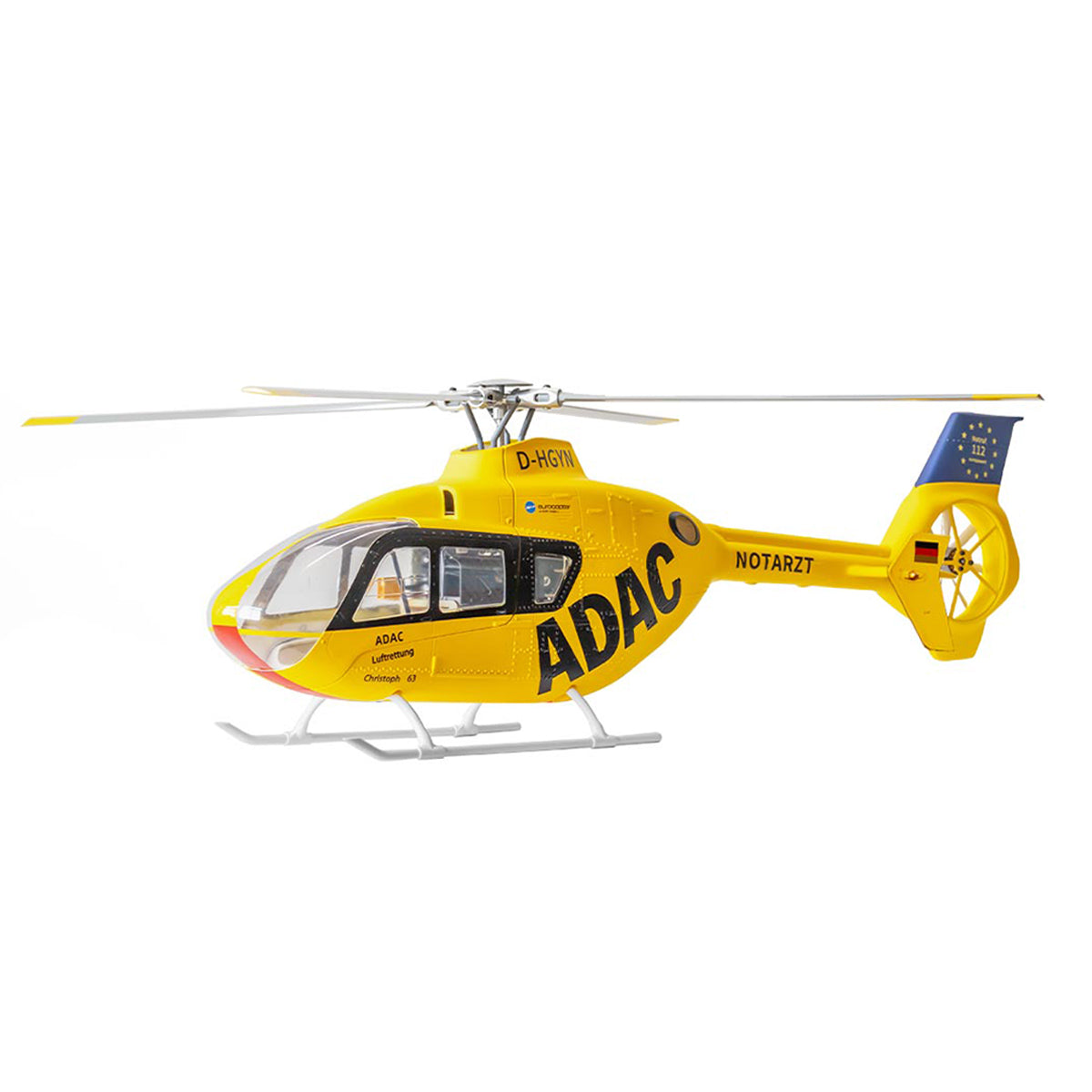 FLYWING EC135 470 Class RC Helicopter ADAC 6CH 2.4G with H1 Flight Controller & GPS - stirlingkit