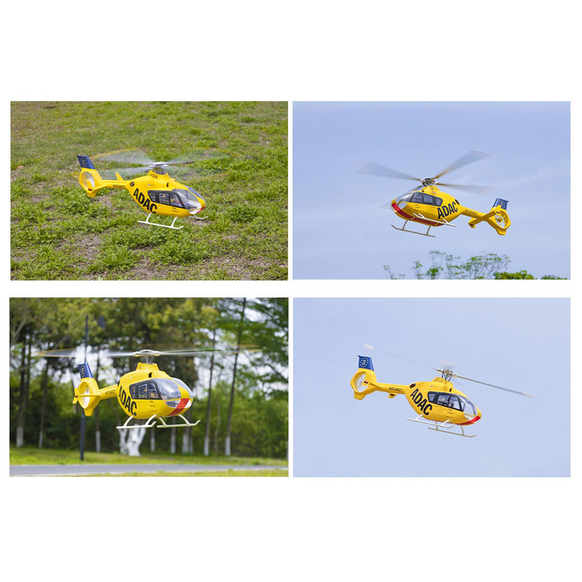 FLYWING EC135 470 Class RC Helicopter ADAC 6CH 2.4G with H1 Flight Controller & GPS - stirlingkit