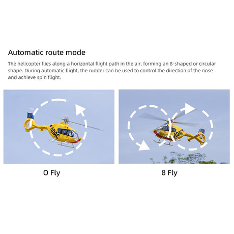 FLYWING EC135 470 Class RC Helicopter ADAC 6CH 2.4G with H1 Flight Controller & GPS - stirlingkit