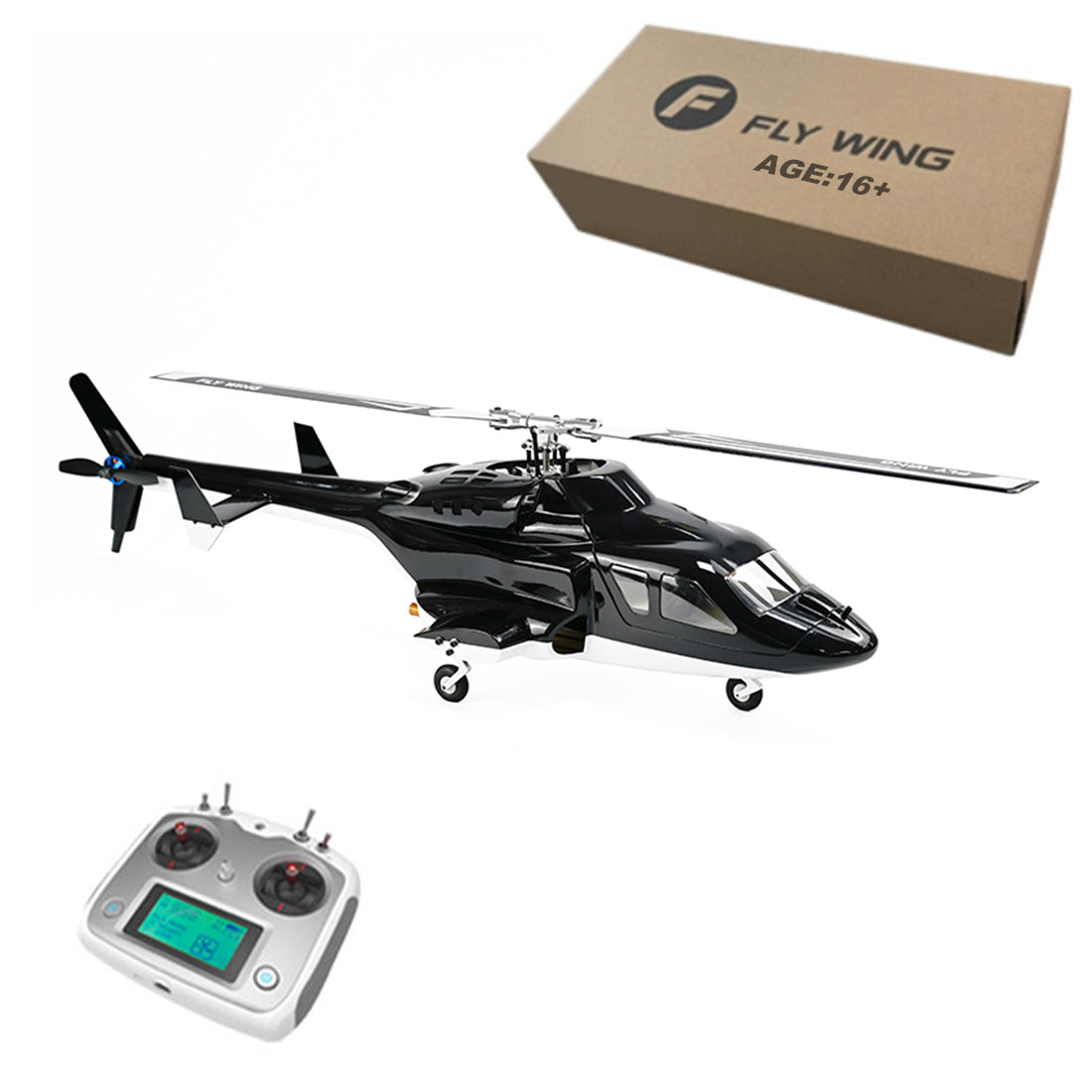 FLYWING FW450L Big Airwolf GPSRC Helicopter 2.4G RC 6CH  450-Class Electric Airplane Model - stirlingkit