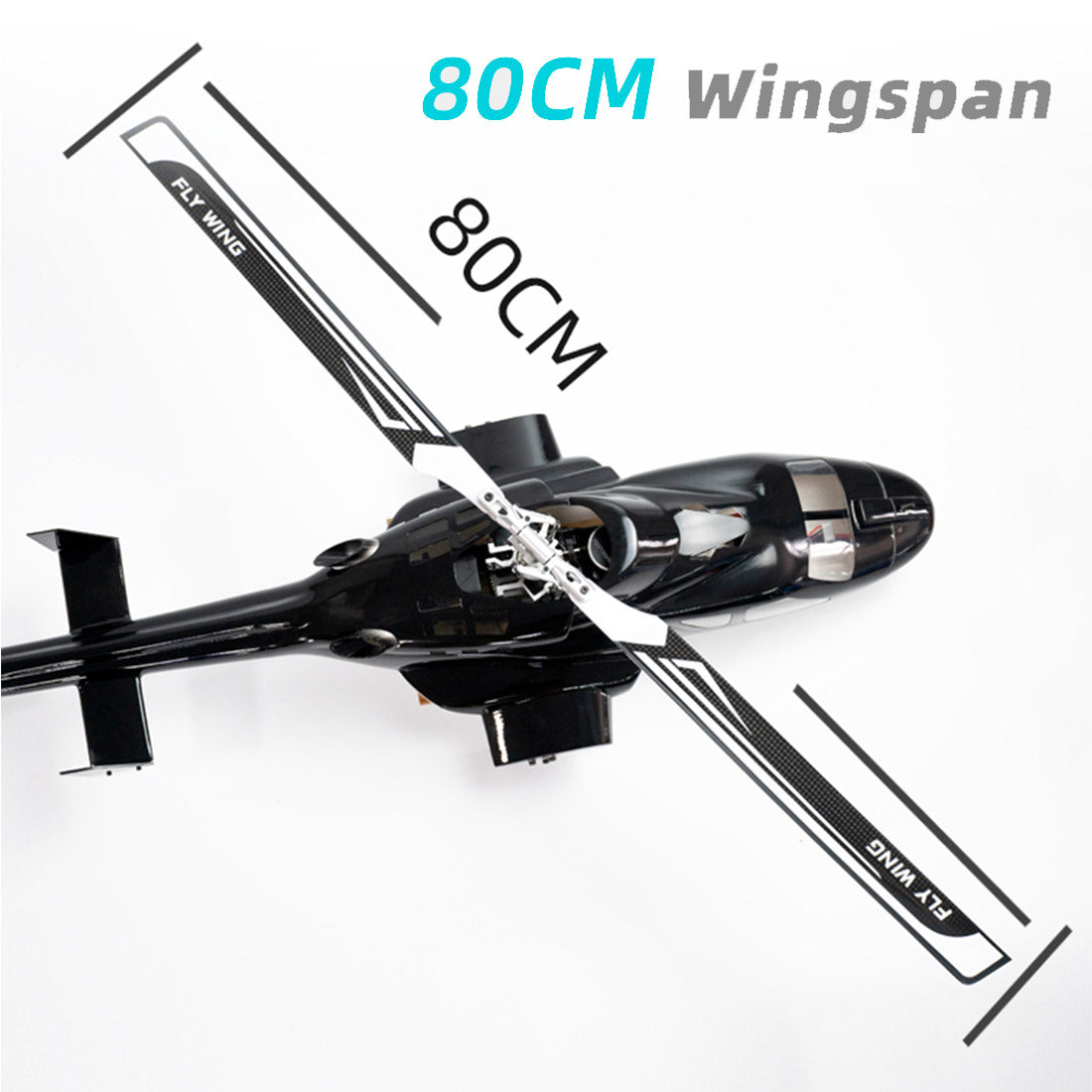 FLYWING FW450L Big Airwolf GPSRC Helicopter 2.4G RC 6CH  450-Class Electric Airplane Model - stirlingkit