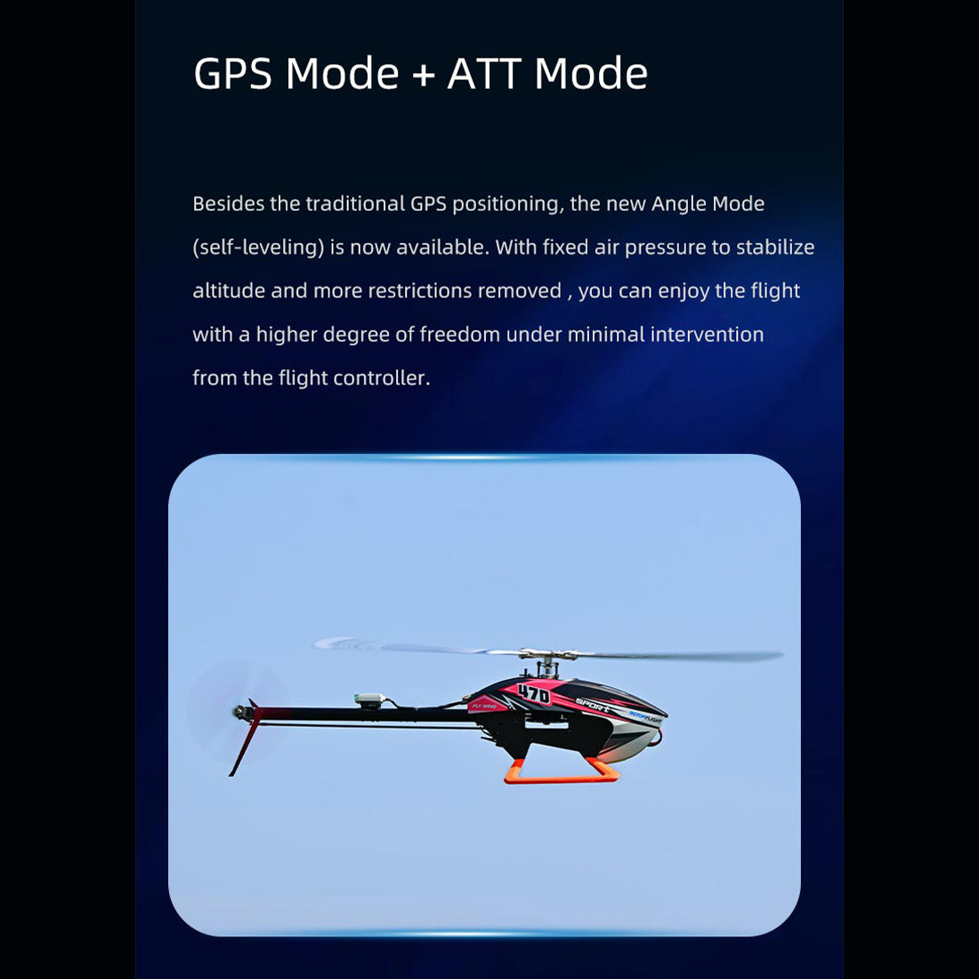 FLYWING H1 Pro GNSS Flight Control Module for 450 Class RC Helicopter - stirlingkit