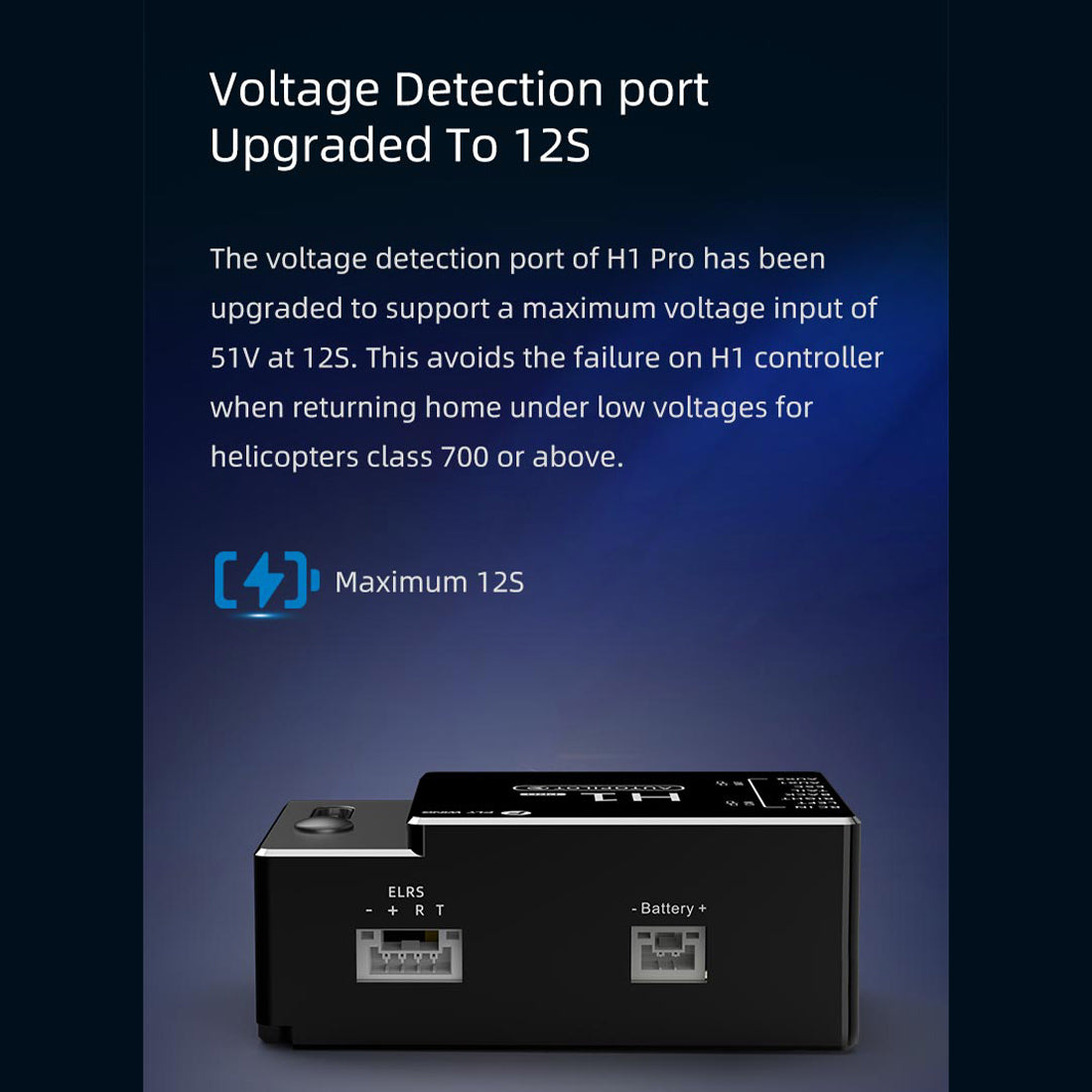 FLYWING H1 Pro GNSS Flight Control Module for 450 Class RC Helicopter - stirlingkit