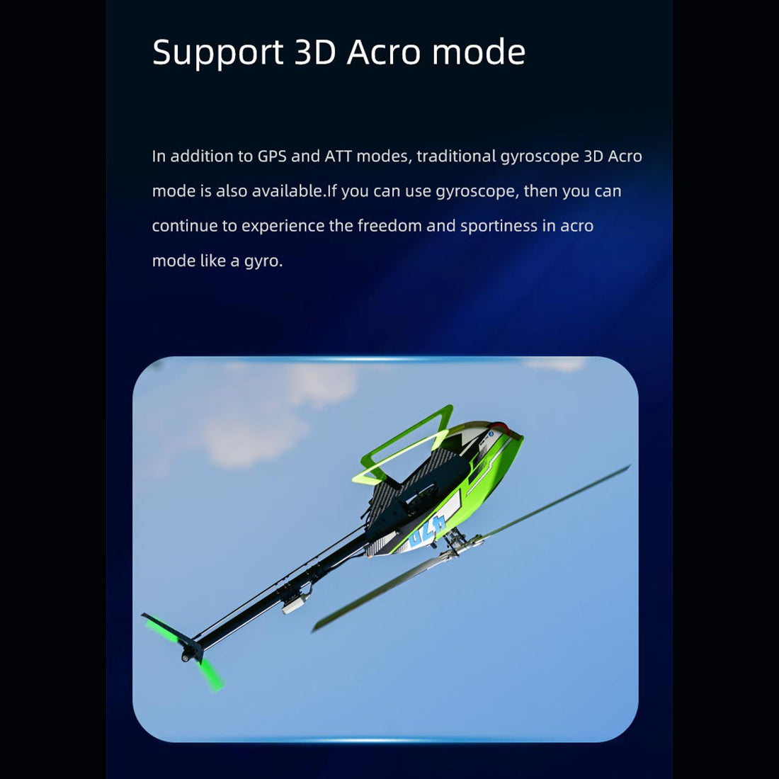 FLYWING H1 Pro GNSS Flight Control Module for 450 Class RC Helicopter - stirlingkit