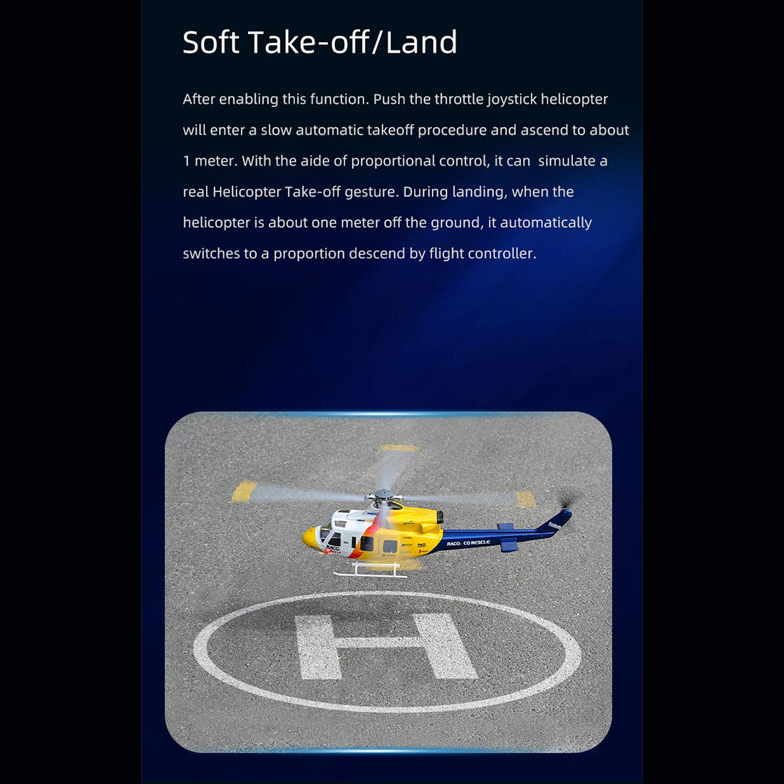 FLYWING H1 Pro GNSS Flight Control Module for 450 Class RC Helicopter - stirlingkit