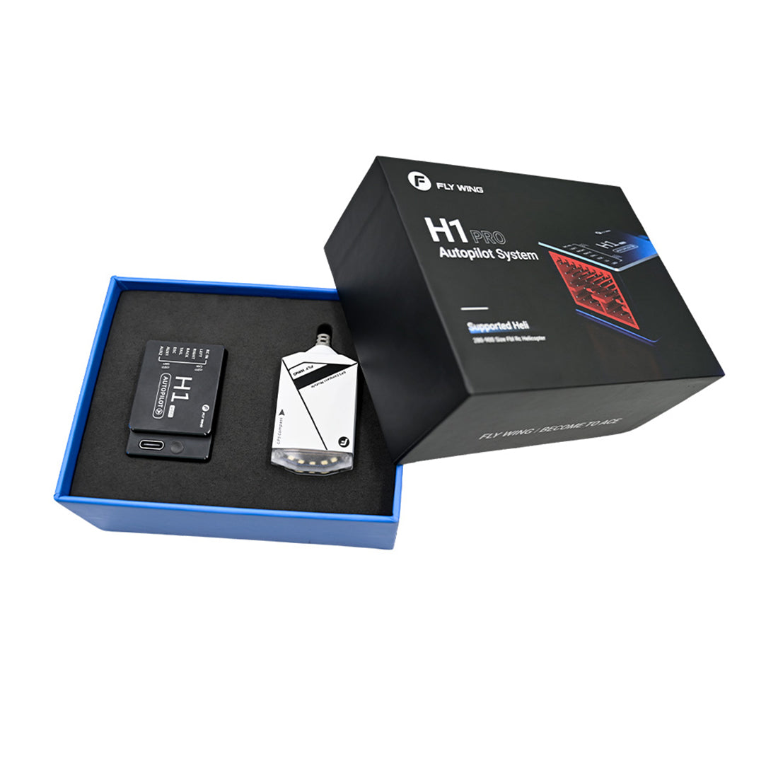 FLYWING H1 Pro GNSS Flight Control Module for 450 Class RC Helicopter - stirlingkit