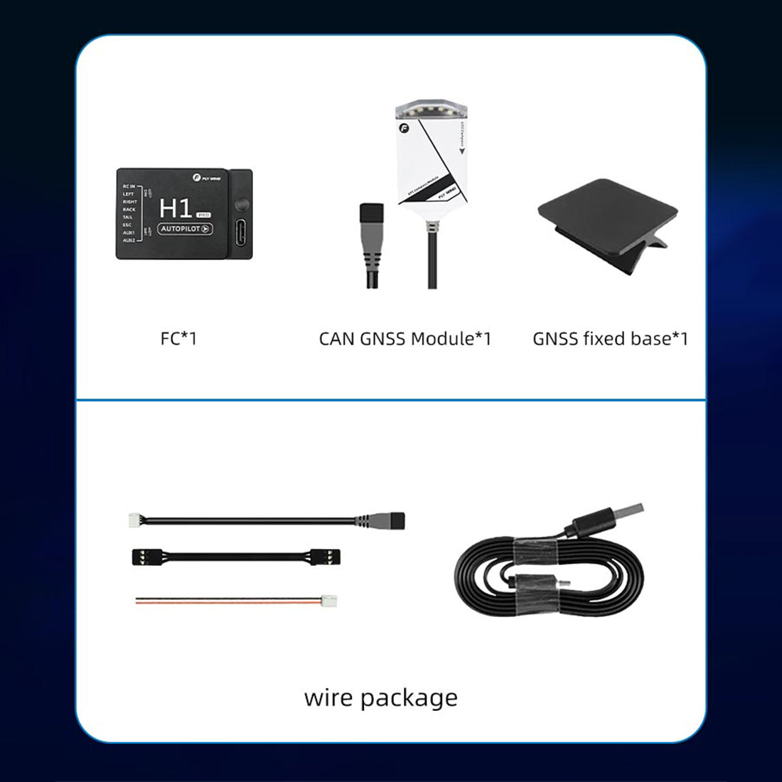 FLYWING H1 Pro GNSS Flight Control Module for 450 Class RC Helicopter - stirlingkit