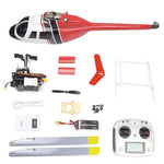 FLYWING Bell-206-V2 470-Class RC Helicopter Model 2.4G RC 6CH Electric Airplane - stirlingkit