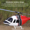 FLYWING Bell-206-V2 470-Class RC Helicopter Model 2.4G RC 6CH Electric Airplane - stirlingkit