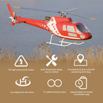 FLYWING Squirrel-AS350 470-Class RC Helicopter Model 2.4G RC 6CH Electric Airplane Model - stirlingkit