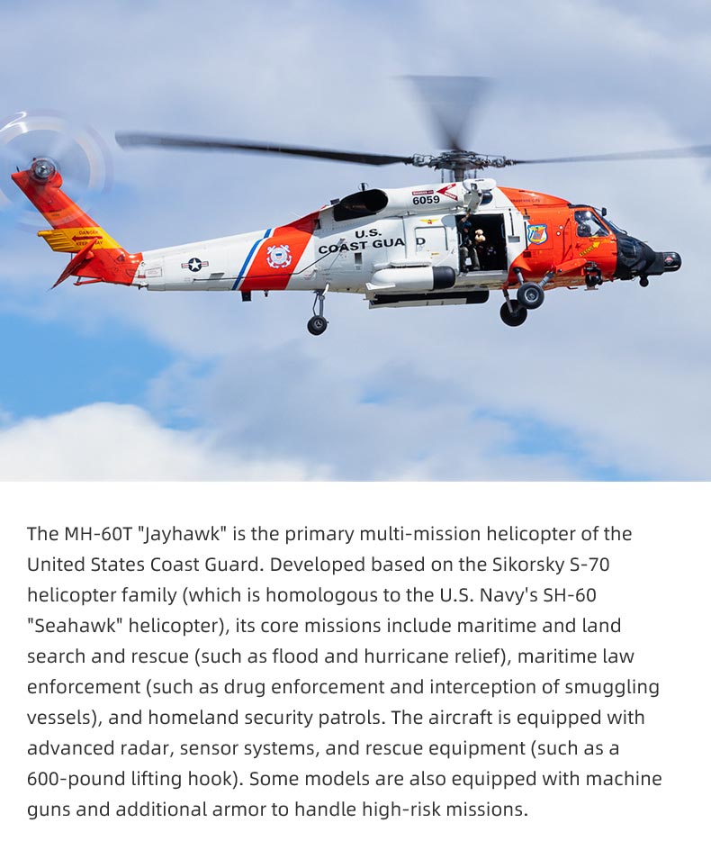 FLYWING UH-60 RTF 2.4G 6CH 470-Class Large Scale GPS Military RC Helicopter Model with ACE Flight Controller - stirlingkit
