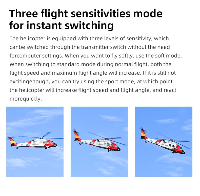 FLYWING UH-60 RTF 2.4G 6CH 470-Class Large Scale GPS Military RC Helicopter Model with ACE Flight Controller