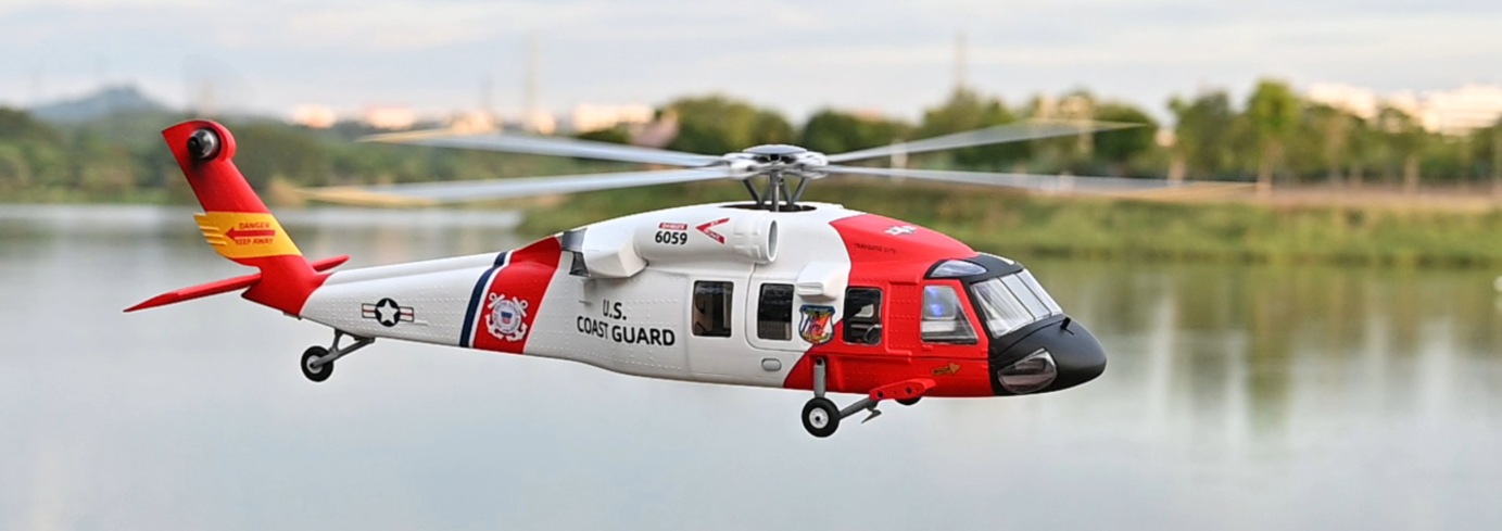 FLYWING UH-60 RTF 2.4G 6CH 470-Class Large Scale GPS Military RC Helicopter Model with ACE Flight Controller