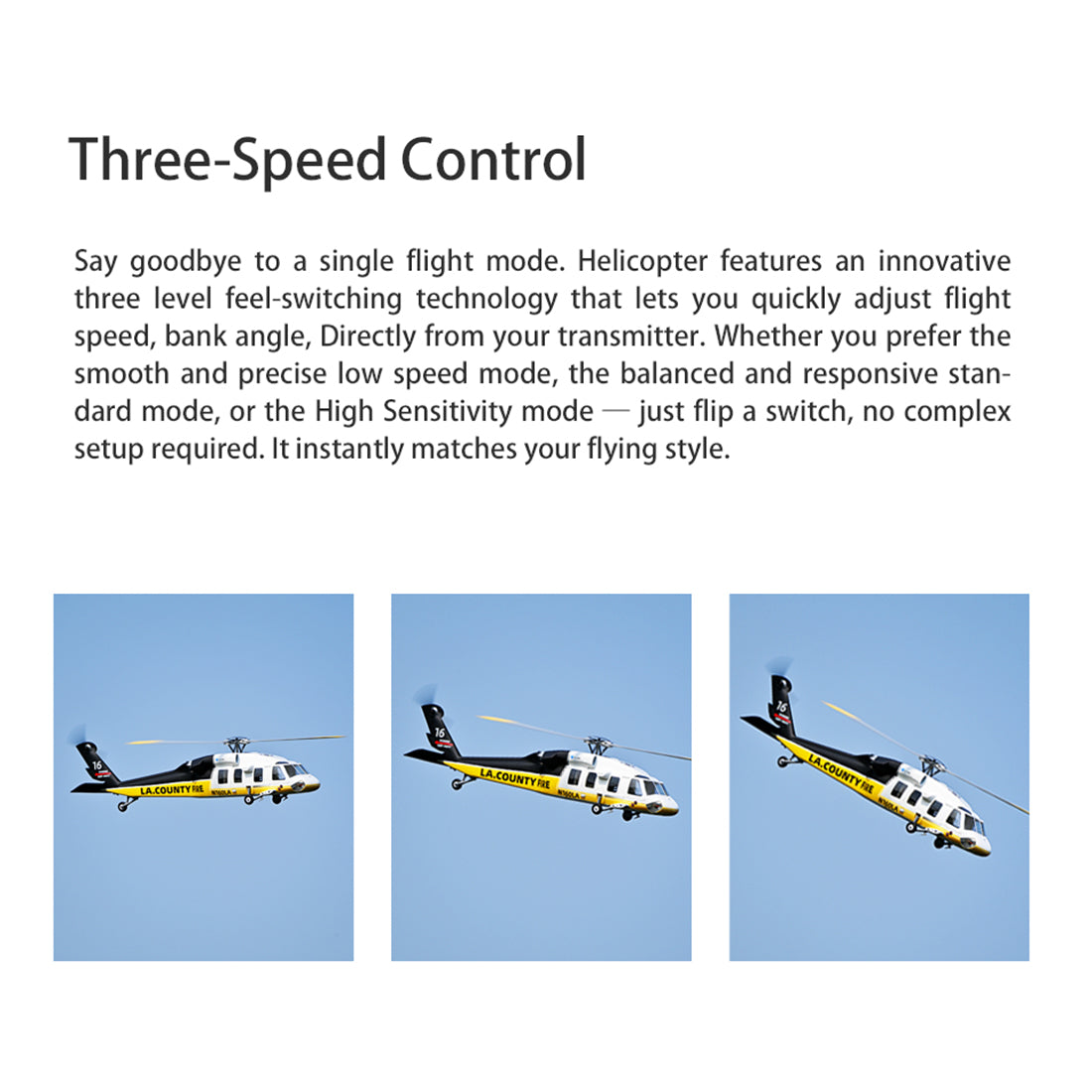 FLYWING UH-60L Black Hawk 2.4G 6CH 470-Class Large Scale RC GPS Helicopter Model with ACE Flight Controller