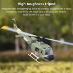 FLYWING UH1-V3 Huey 470-Class RC Helicopter Model 2.4G RC 6CH Electric Airplane - stirlingkit