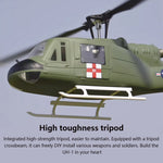 FLYWING UH1-V3 Huey 470-Class RC Helicopter Model 2.4G RC 6CH Electric Airplane - stirlingkit