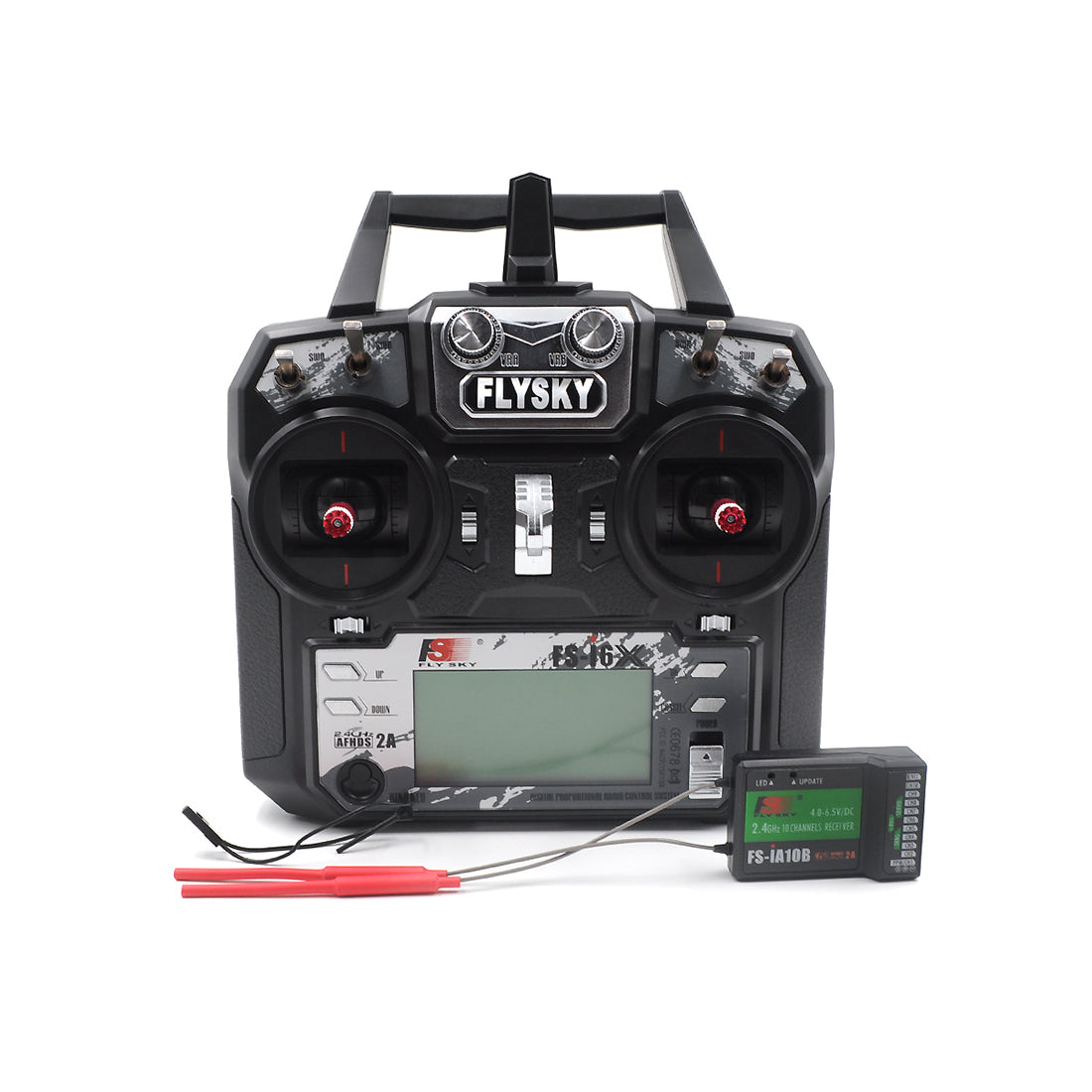 FS-i6X Remote Control with IA6B Receiver Helicopter Fixed Wing Glider Multiaxis 10 Channel Transmitter iA10B Receiver - stirlingkit