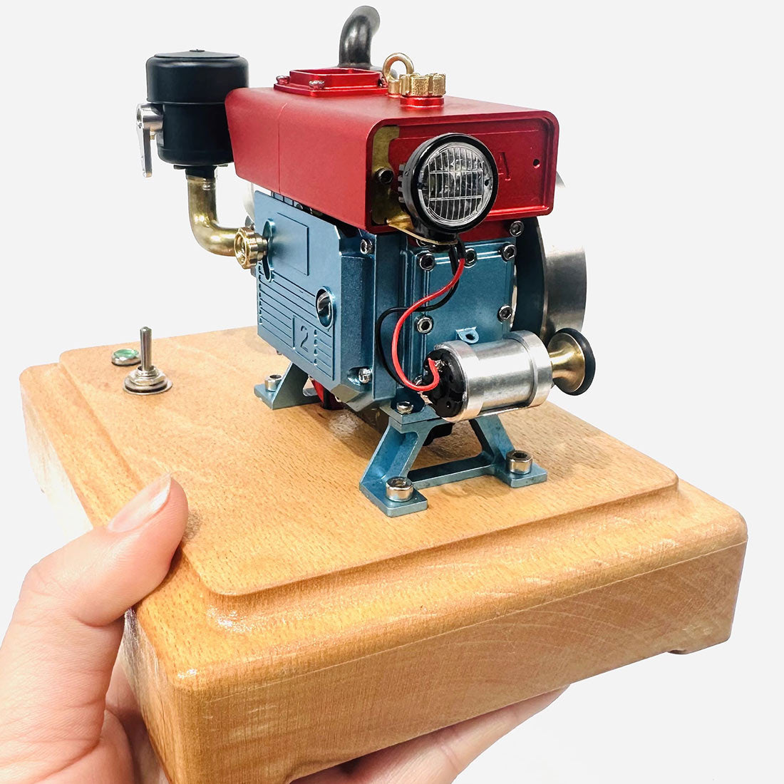 Generator and Driving Light Set for RETROL 2.6cc Single Cylinder 4-Stroke Gasoline Engine - stirlingkit