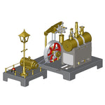 Generator & Streetlight Model Kits for RETROL Miniature Steam Engine - stirlingkit