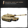 German Leopard 2A7 Main Battle RC Tank Model with Lights Sounds 1/16 2.4G - stirlingkit